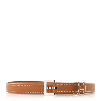 Hermes Epsom 15mm Pop H Belt 75 30 Gold 1 of 8