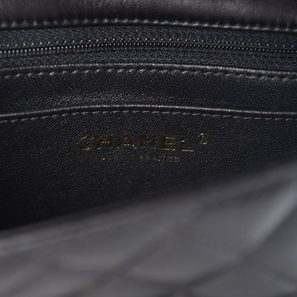 Chanel Lambskin Quilted Mini Square Flap Black 6 of 8
