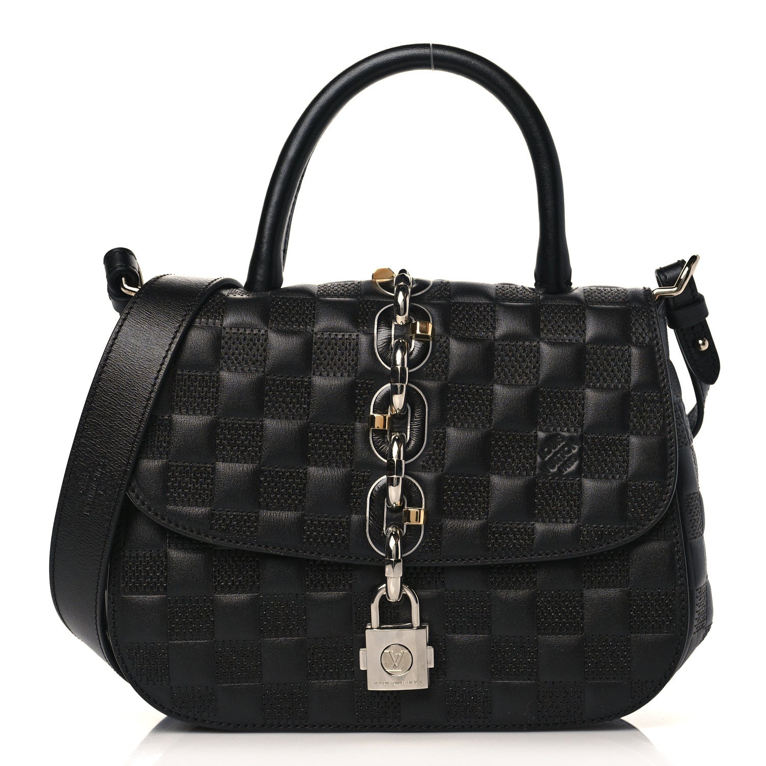 Louis Vuitton Damier Matel Chain It Bag PM Gris 1 of 8