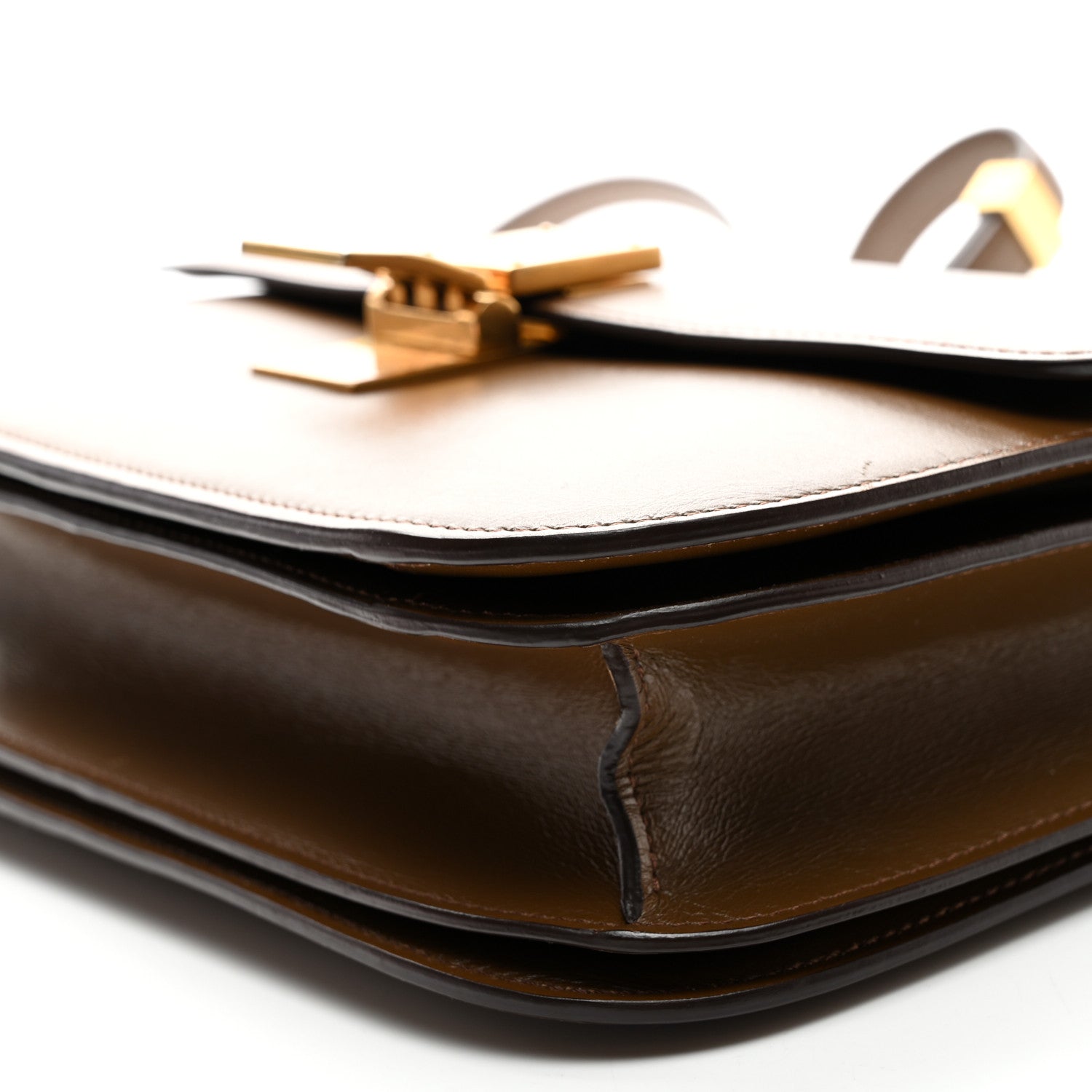 Celine Box Calfskin Medium Classic Box Flap Bag Camel 9 of 11