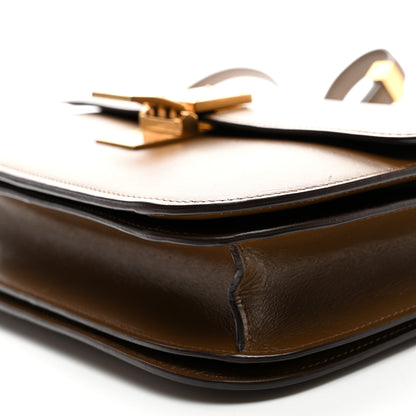 Celine Box Calfskin Medium Classic Box Flap Bag Camel 9 of 11