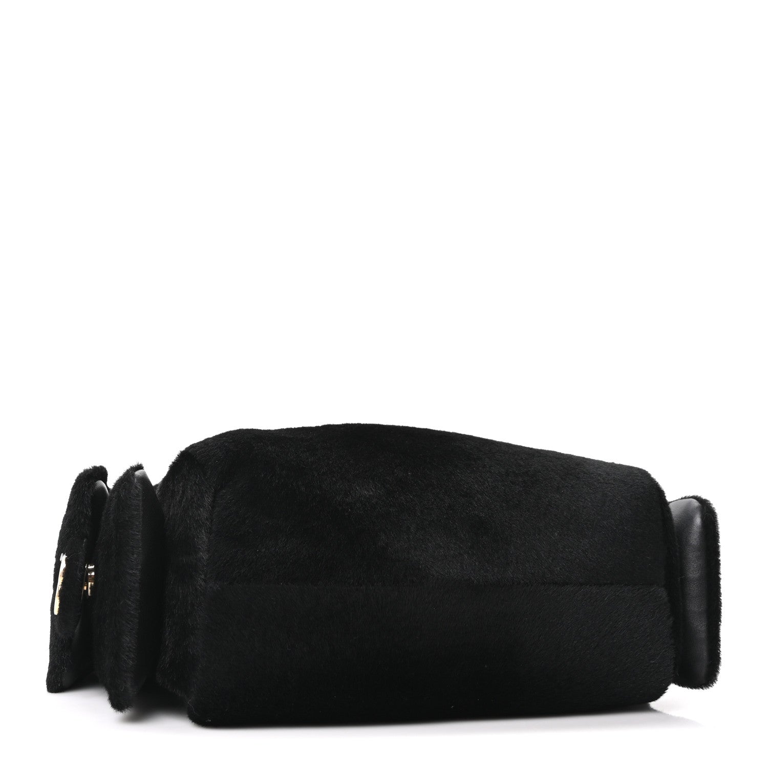 Chanel Pony Hair Mini Chanel 25 Handbag Black 4 of 11