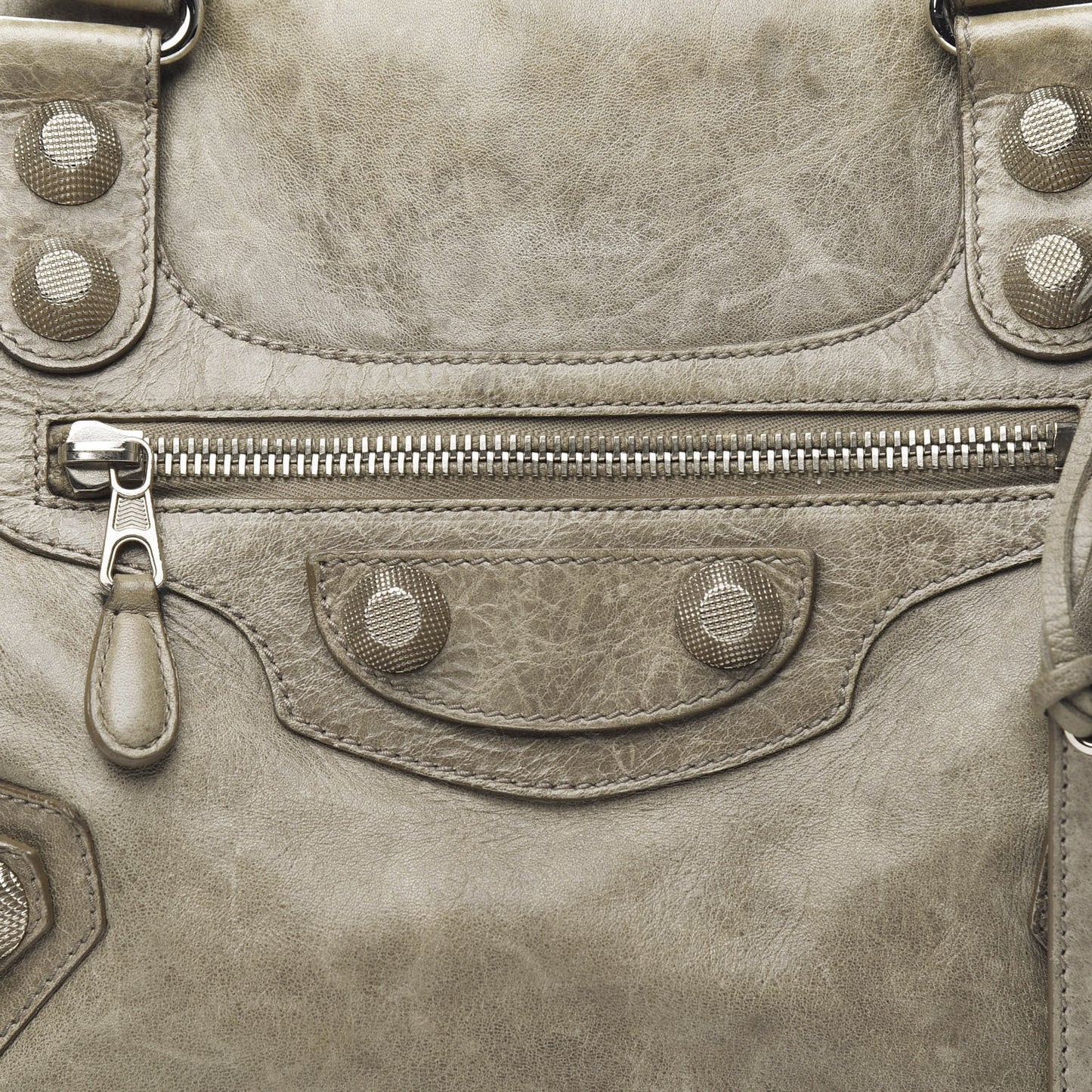 Agneau Giant 21 Silver Hardware Mid Day Papyrus
