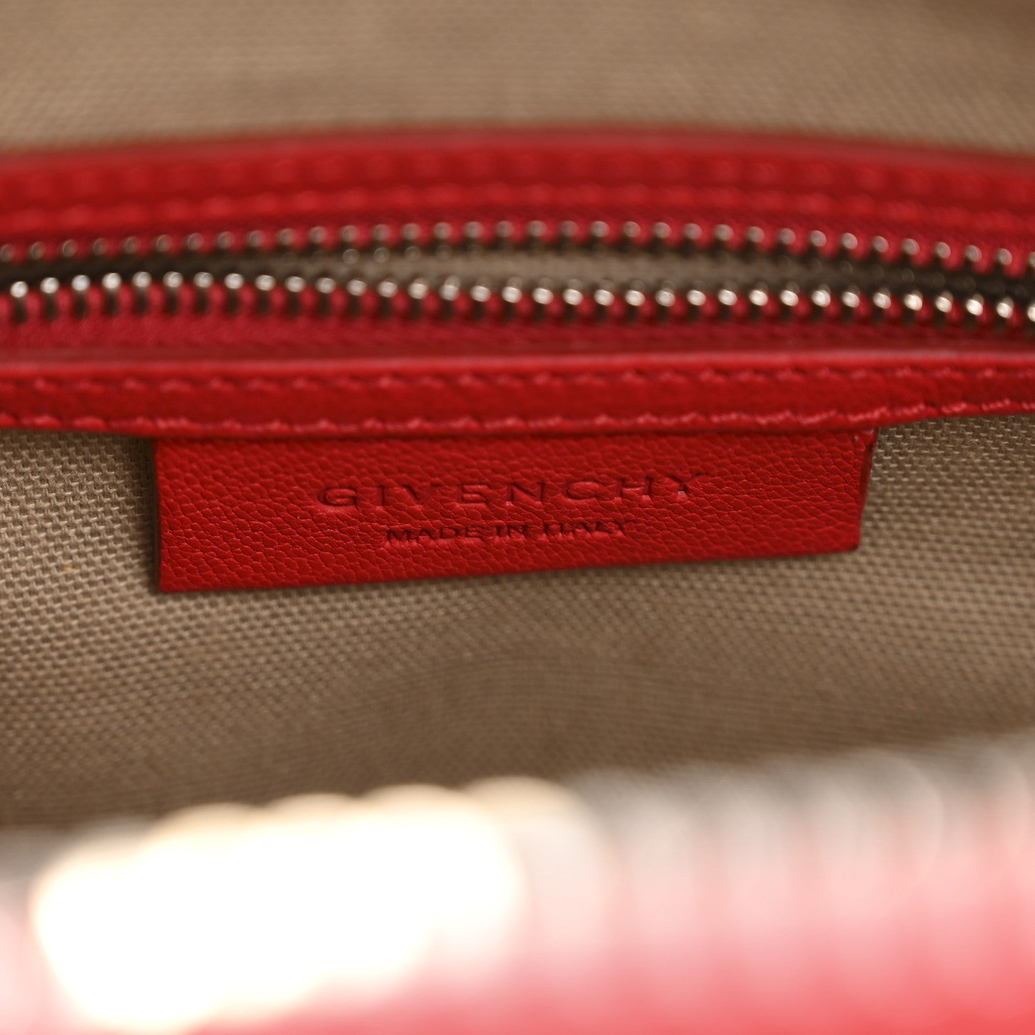 Givenchy Sugar Goatskin Small Antigona Medium Red 6 of 12