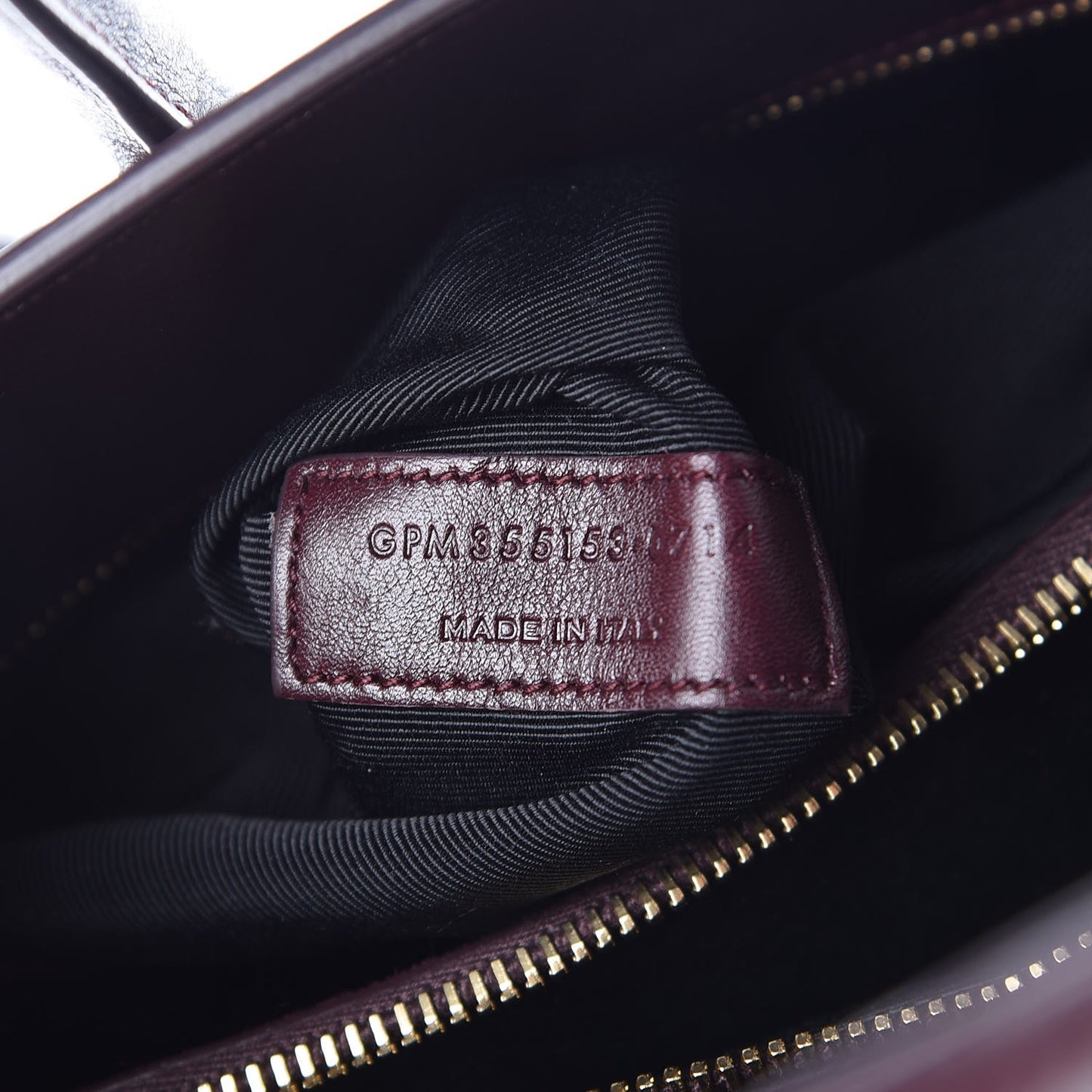 Calfskin Small Sac De Jour Amarena