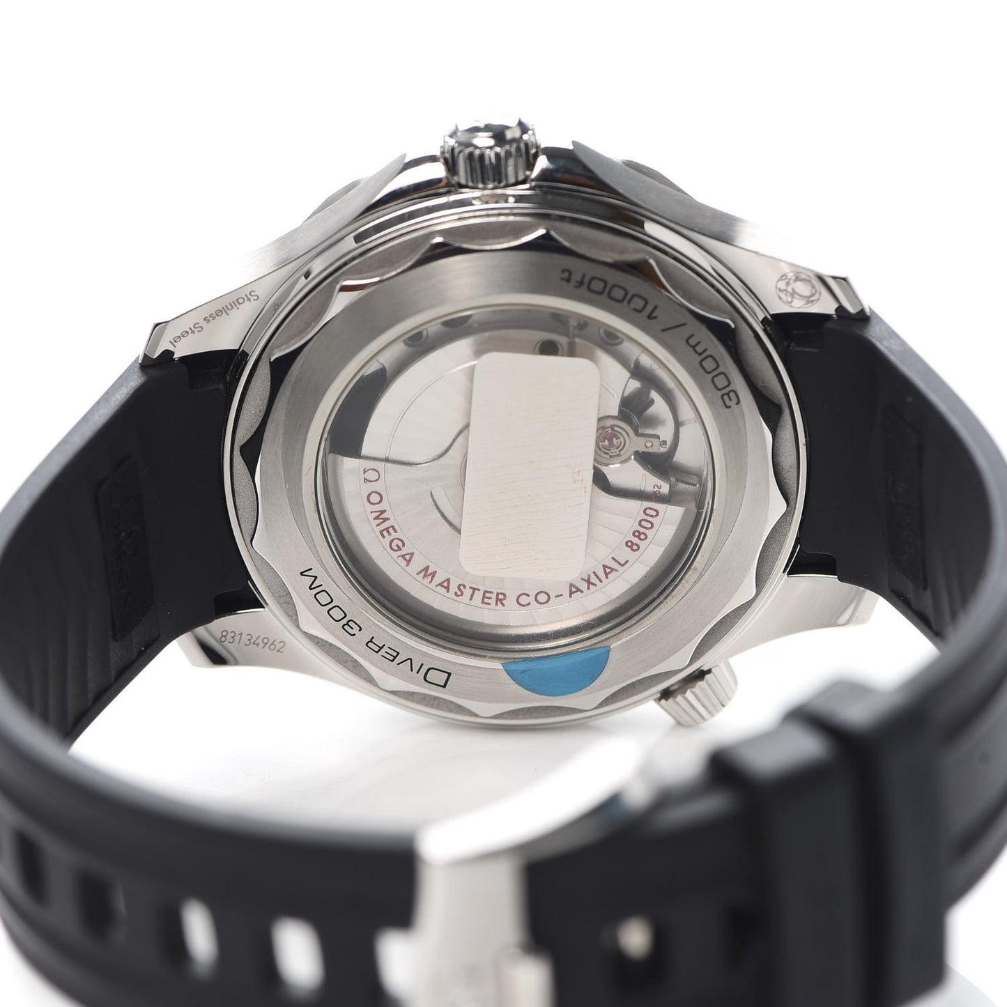 Stainless Steel Rubber 42mm Seamaster Diver 300M Co-Axial Master Chronometer Automatic Watch Black 210.32.42.20.01.001