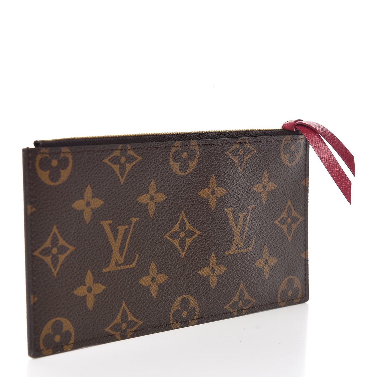 Monogram Felicie Chain Wallet Zippered Insert Fuchsia