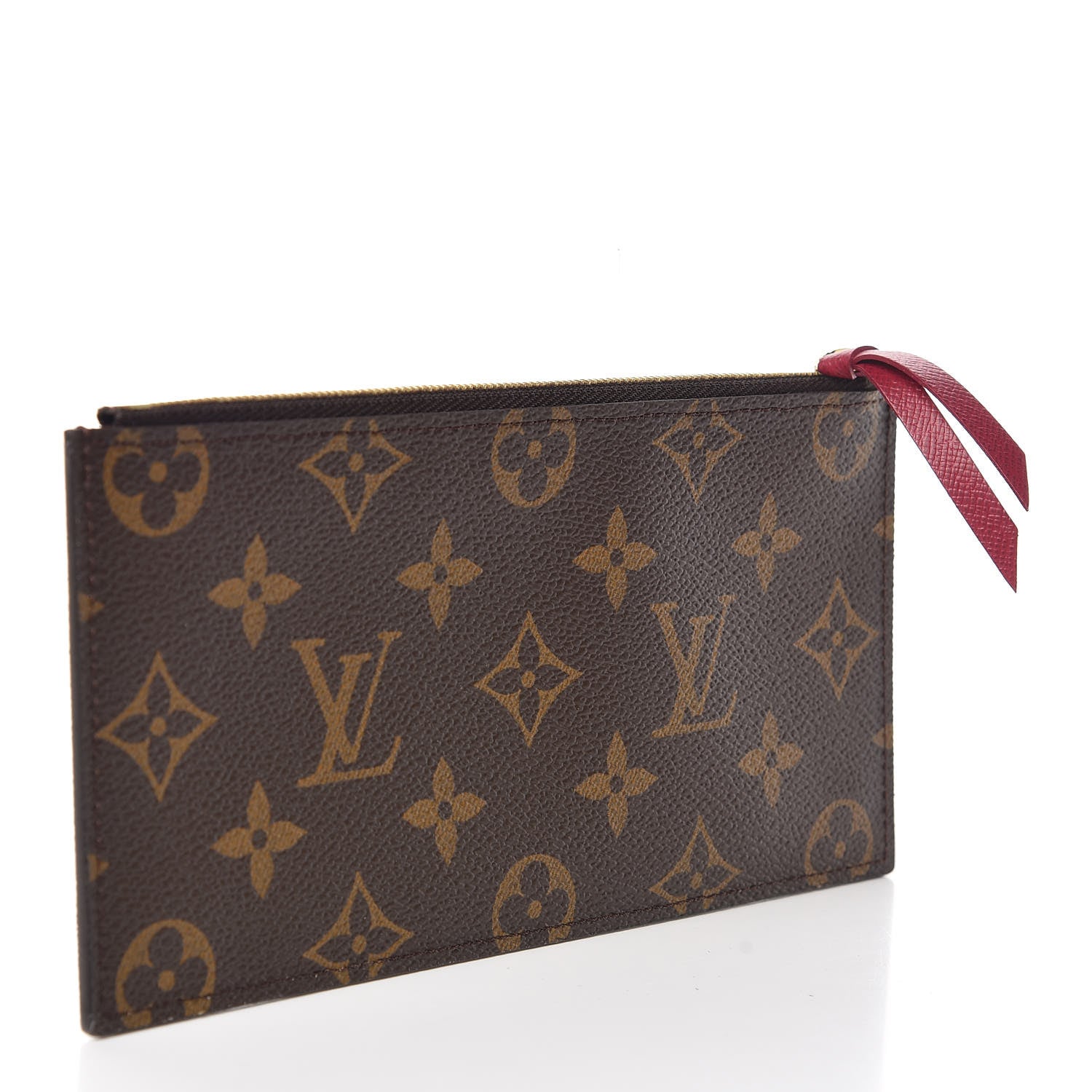 Louis Vuitton Monogram Felicie Chain Wallet Zippered Insert Fuchsia 3 of 6