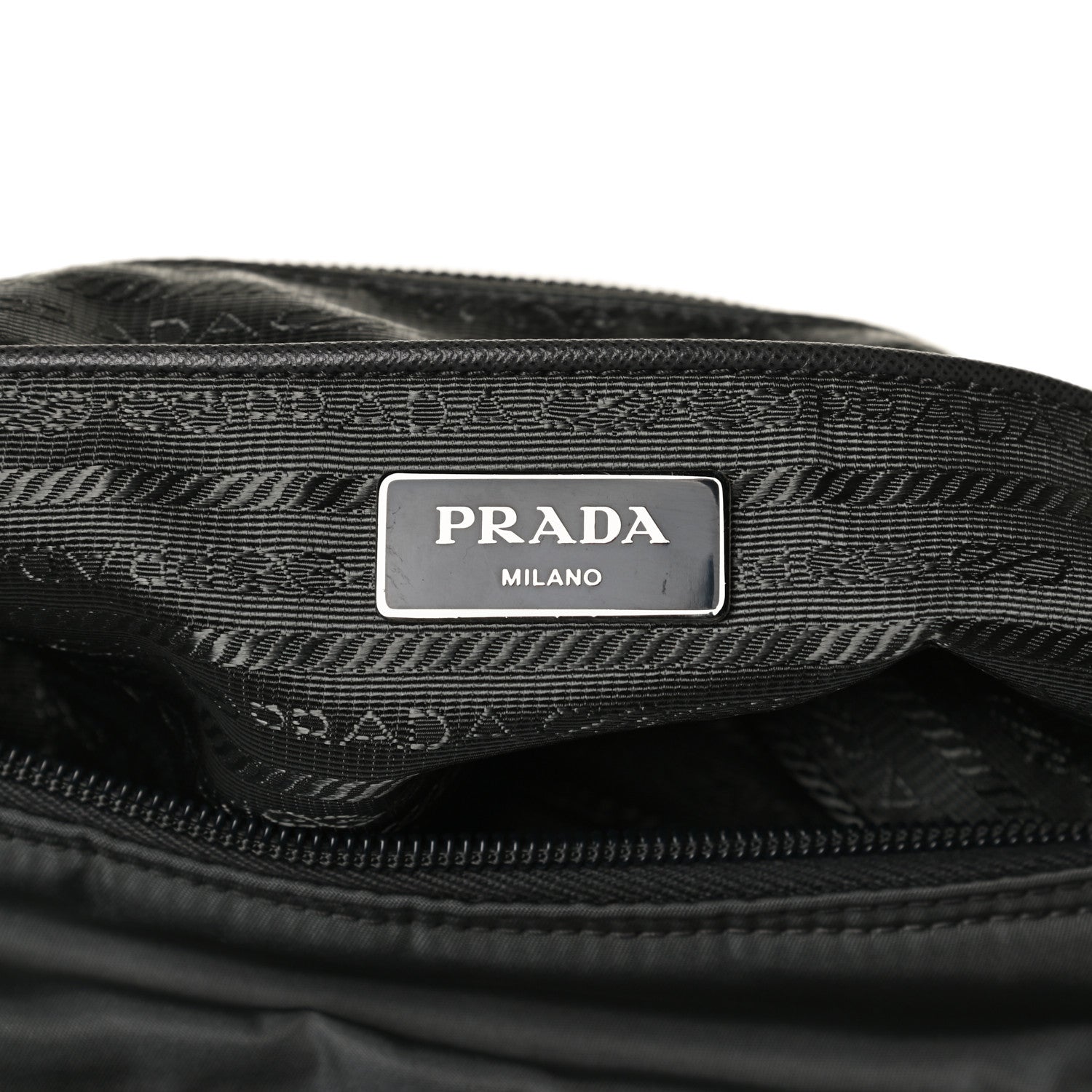 Prada Nylon Vela Messenger Bag Ardesia 7 of 15