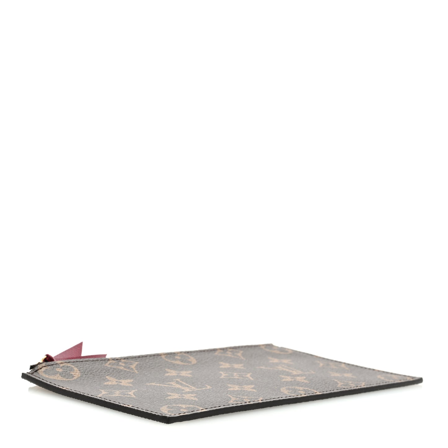 Monogram Felicie Chain Wallet Zippered Insert Fuchsia