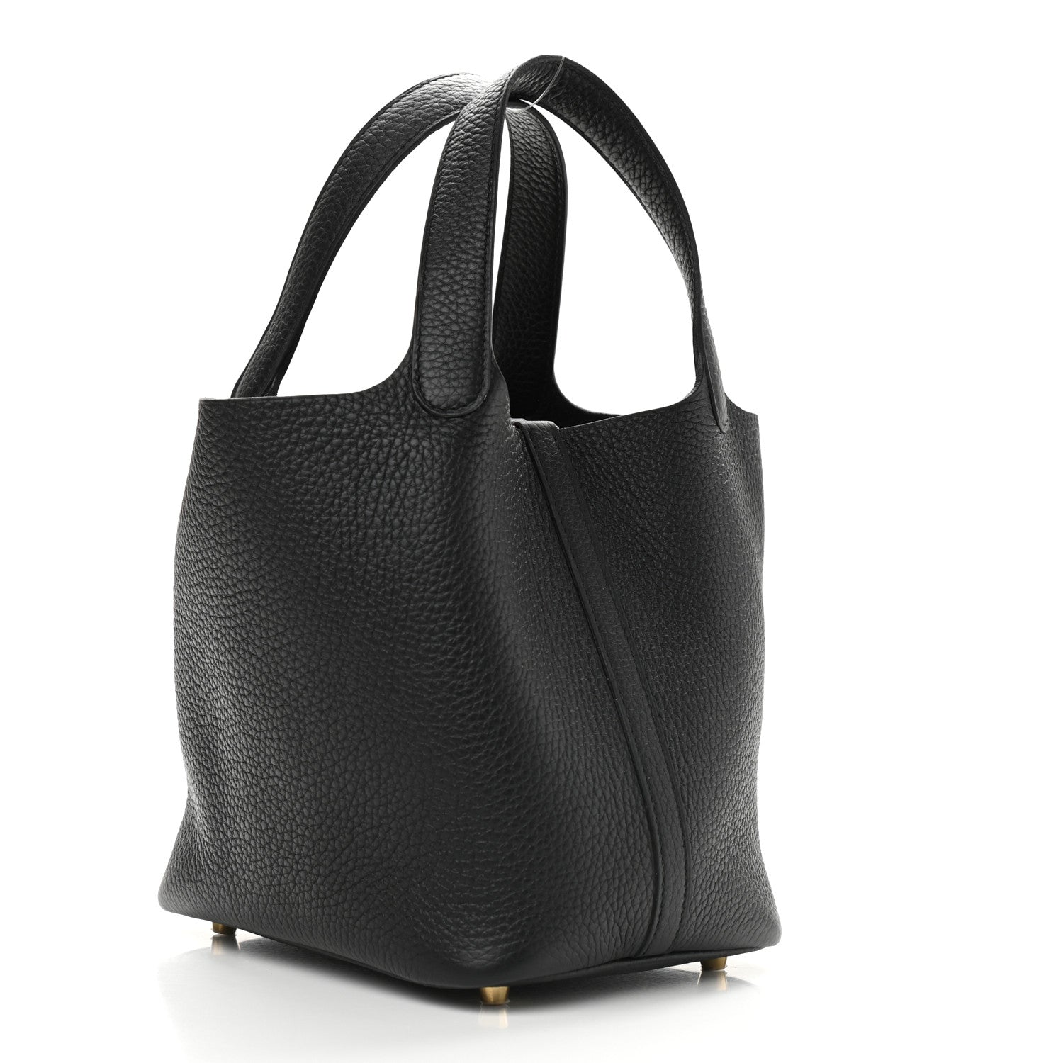 Hermes Taurillon Clemence Picotin Lock 18 PM Black 3 of 9