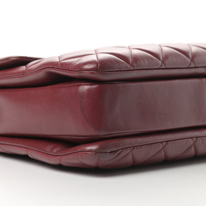 Chanel Lambskin Quilted Large Trendy CC Dual Handle Flap Bag Burgundy 9 of 13