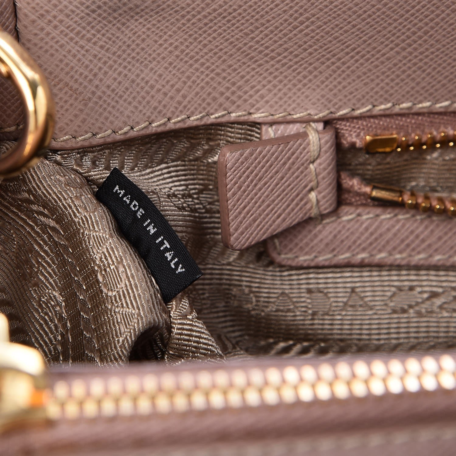 Prada Saffiano Medium Galleria Double Zip Tote Cammeo 8 of 10