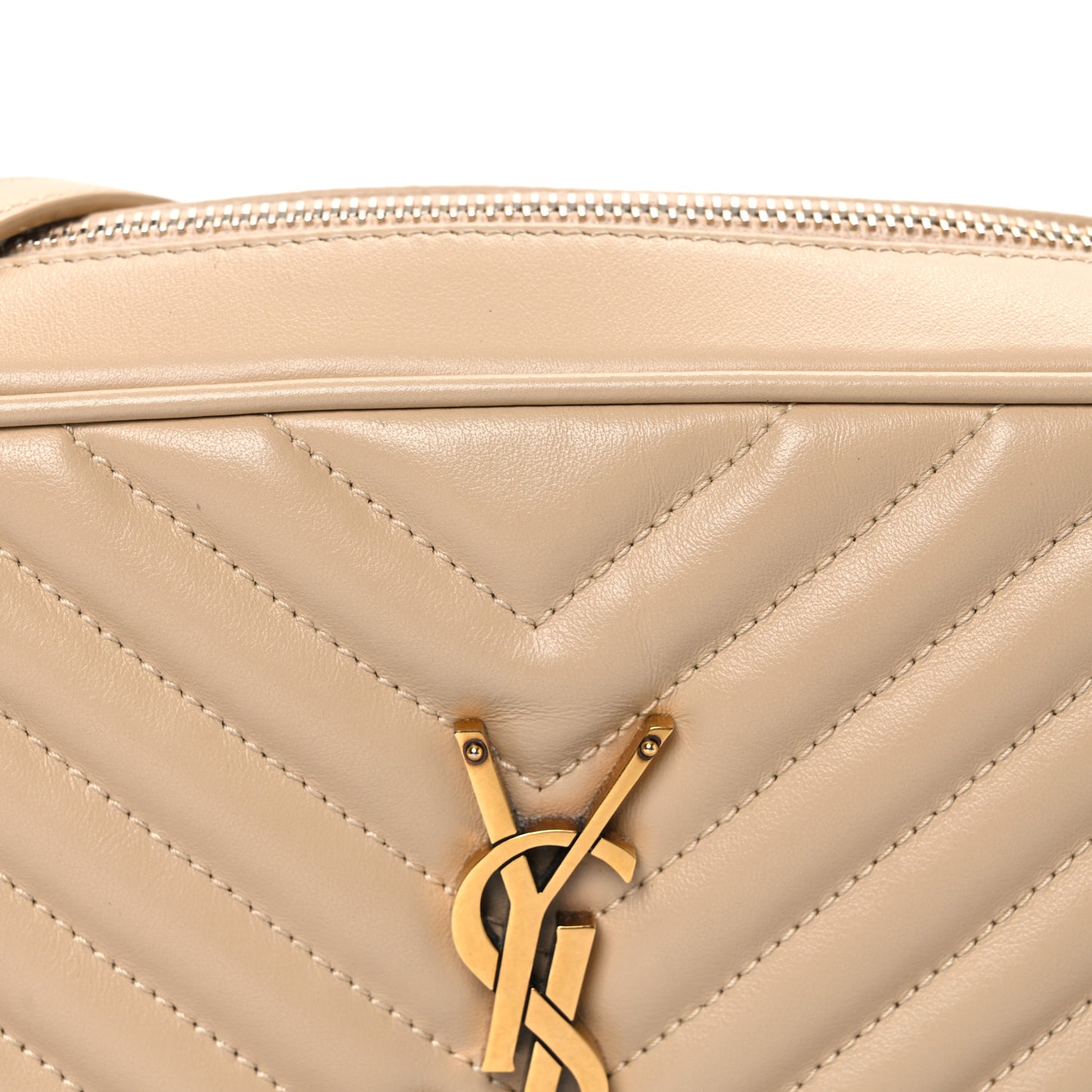 Calfskin Matelasse Monogram Lou Camera Bag Avorio