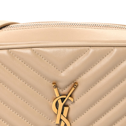 Saint Laurent Calfskin Matelasse Monogram Lou Camera Bag Avorio 8 of 13