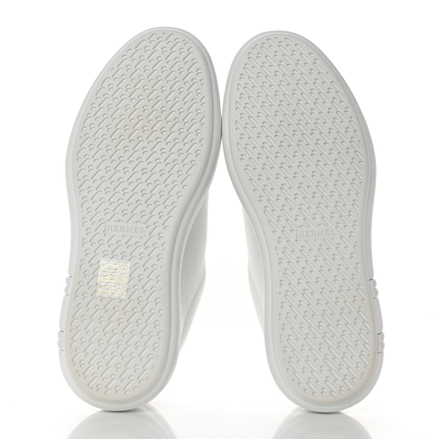 Hermes Calfskin Happy Sneakers 36 White 5 of 8