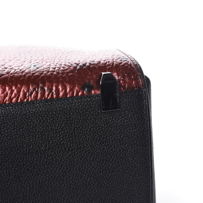 MCM Metallic Visetos Medium Corina Shoulder Bag Scooter Red 13 of 15