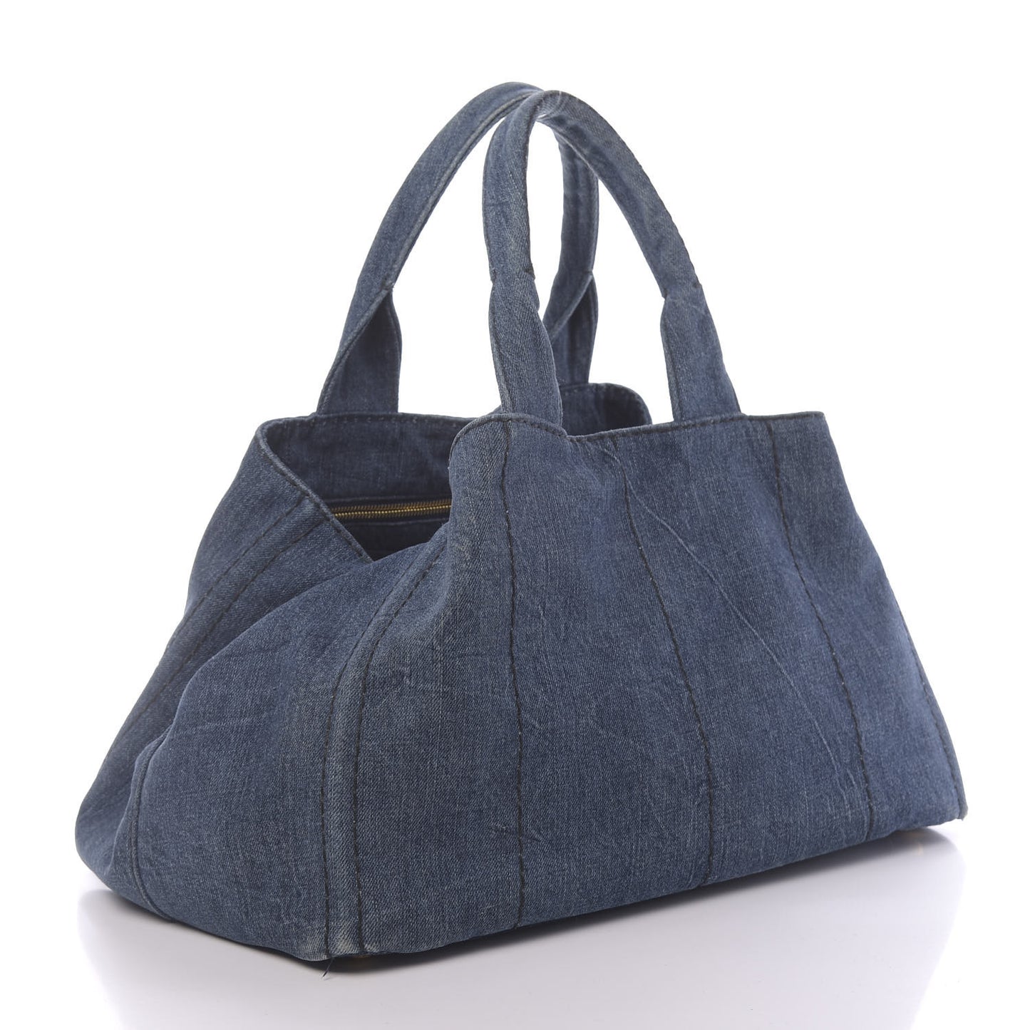 Denim Logo Tote