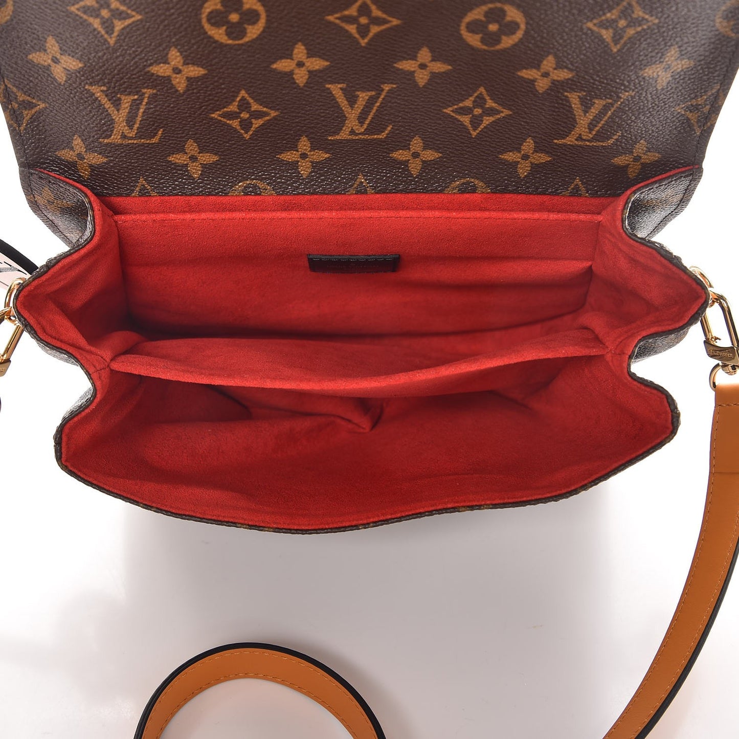 Monogram Braided Pochette Metis Coquelicot