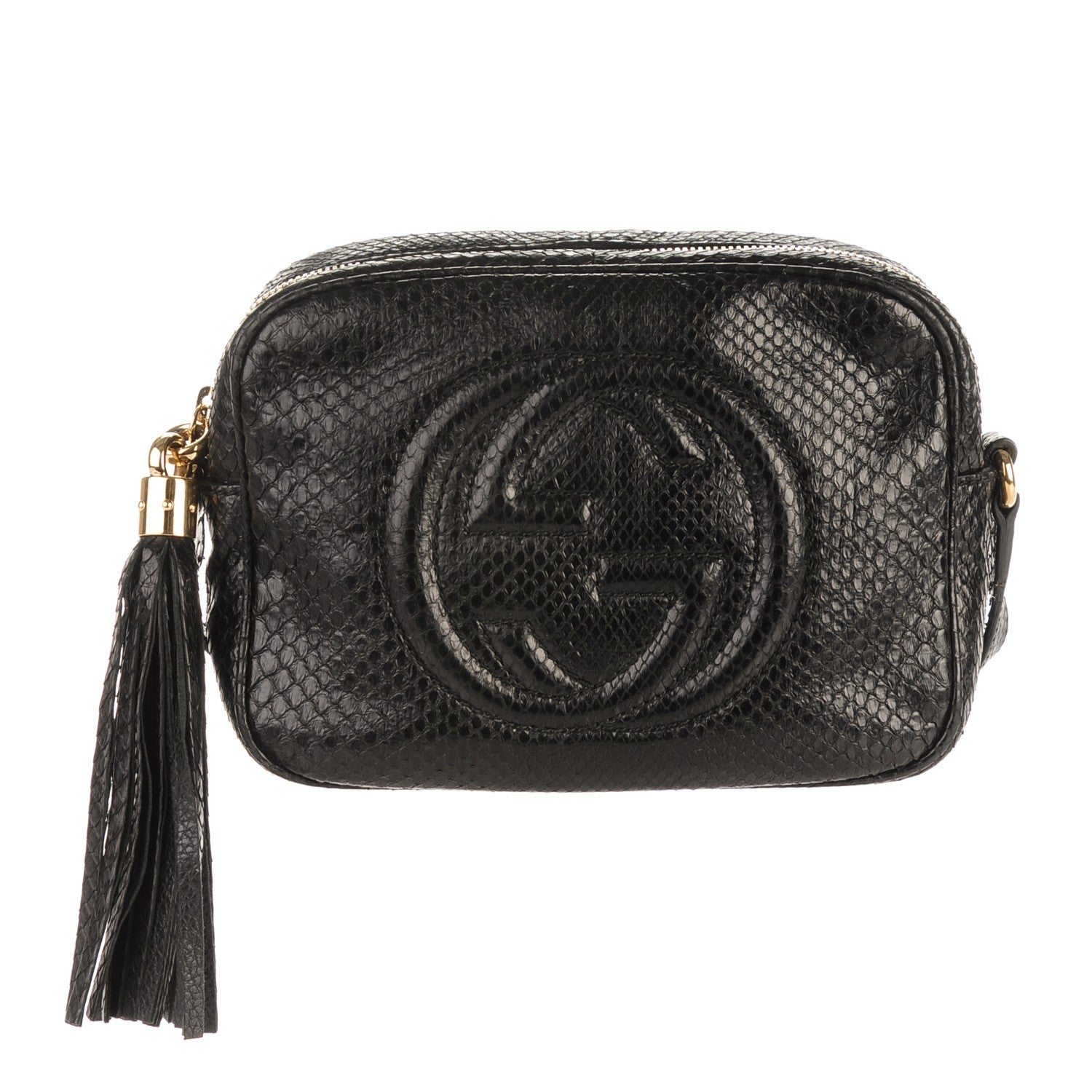 Gucci Python Small Soho Disco Bag Black 1 of 7