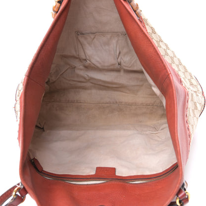 Gucci Monogram Medium Laidback Crafty Tote Orange 5 of 13