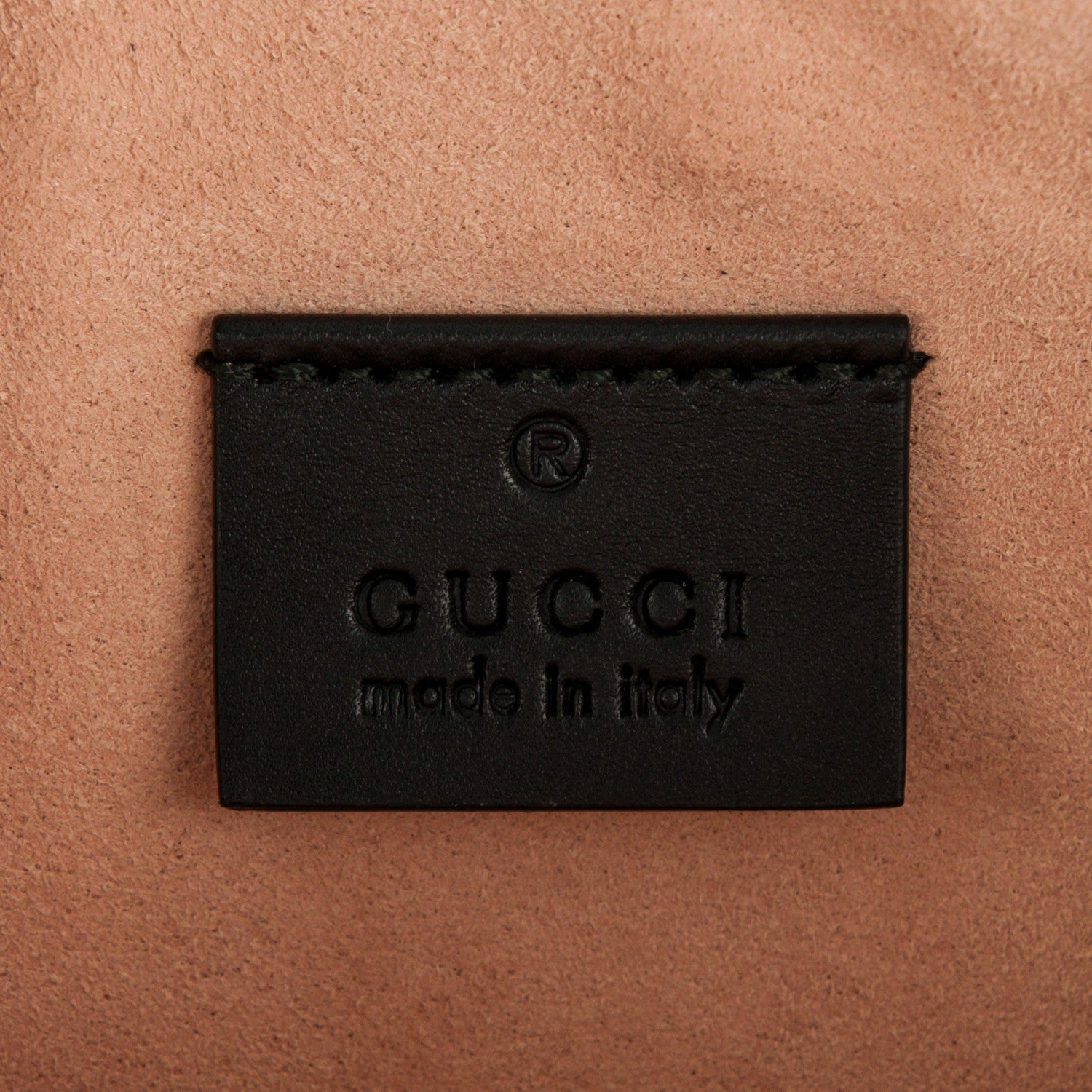 Gucci Calfskin GucciGhost Print Pouch Black New Acquamarine 6 of 6