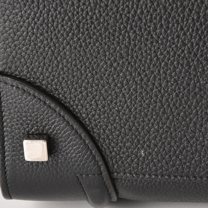 Celine Drummed Calfskin Mini Luggage Black 11 of 15