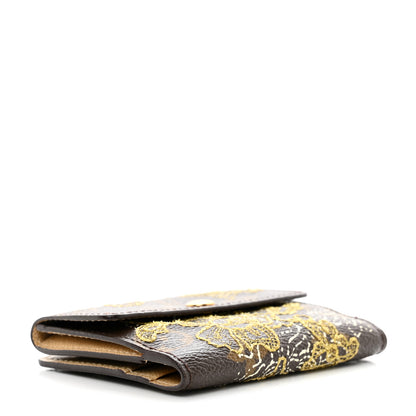 Louis Vuitton Monogram Dentelle Ludlow Wallet Gold 4 of 6