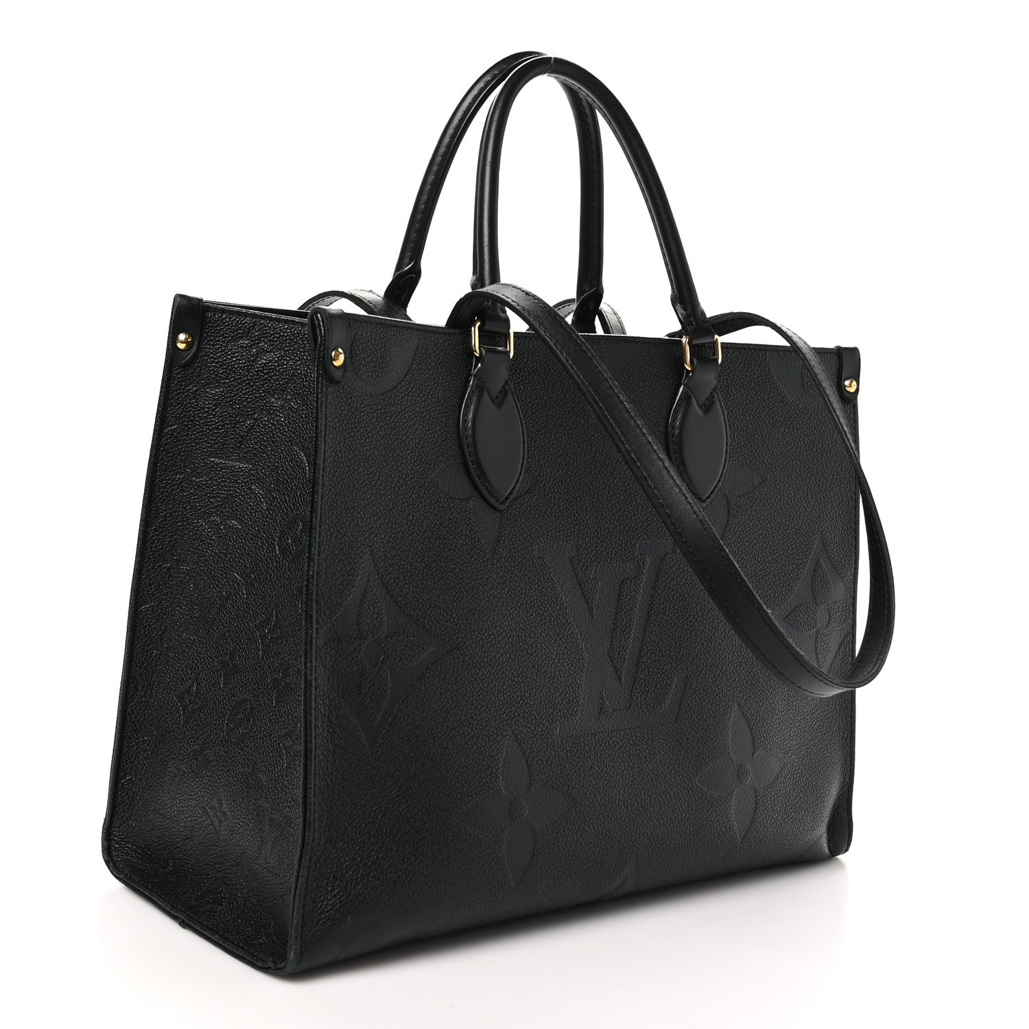 Louis Vuitton Empreinte Monogram Giant Onthego MM Black 3 of 11