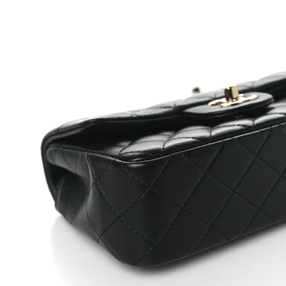 Chanel Lambskin Quilted Mini Rectangular Flap Black 9 of 11
