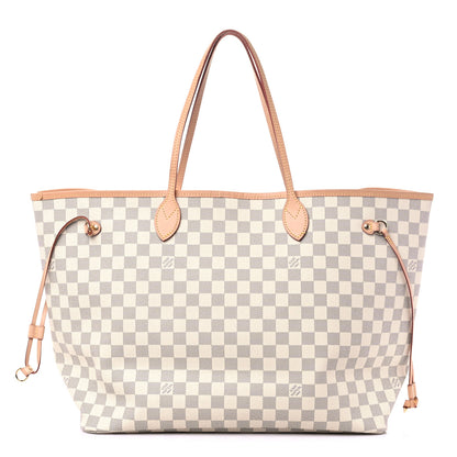 Louis Vuitton Damier Azur Neo Neverfull GM Rose Ballerine 2 of 12
