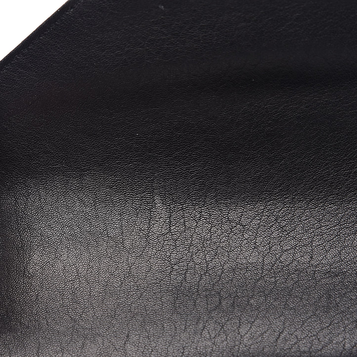 Sheepskin Matelasse Chevron Monogram Medium College Bag Black