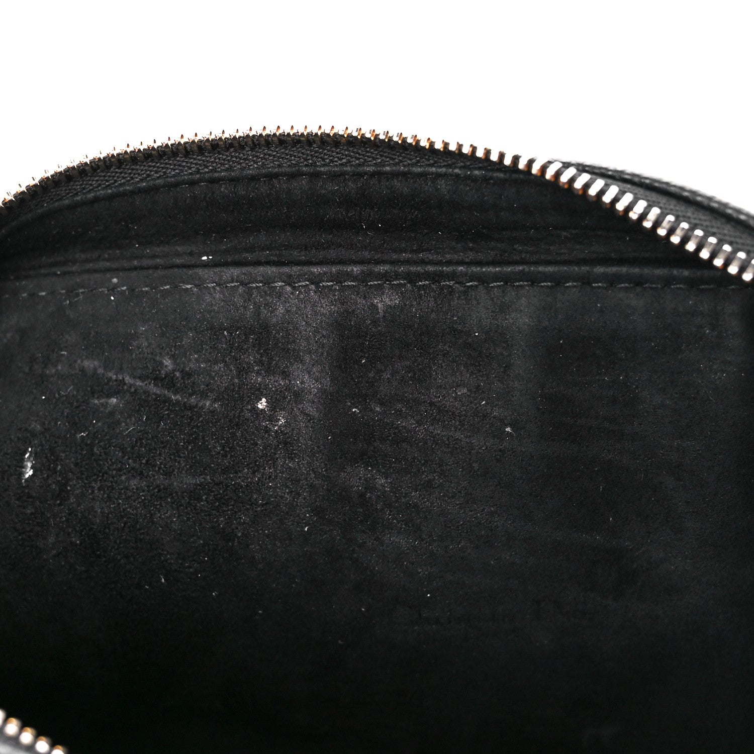 Christian Dior Grained Calfskin Caro Double Pouch Black 9 of 11