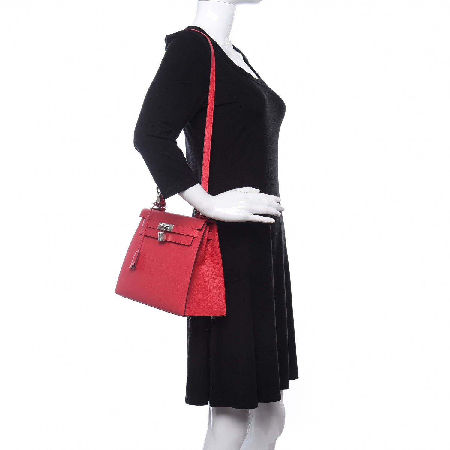 Hermes Epsom Kelly Sellier 28 Rose Extreme 2 of 11