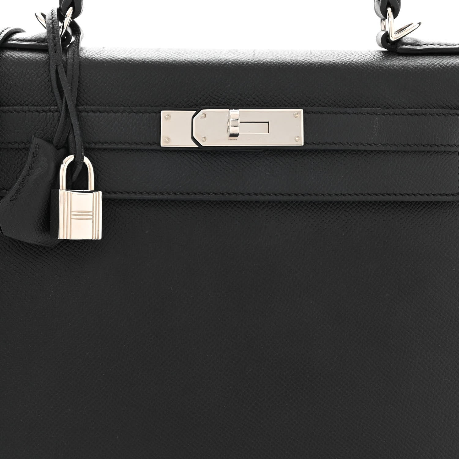 Hermes Epsom Kelly Sellier 28 Black 8 of 11