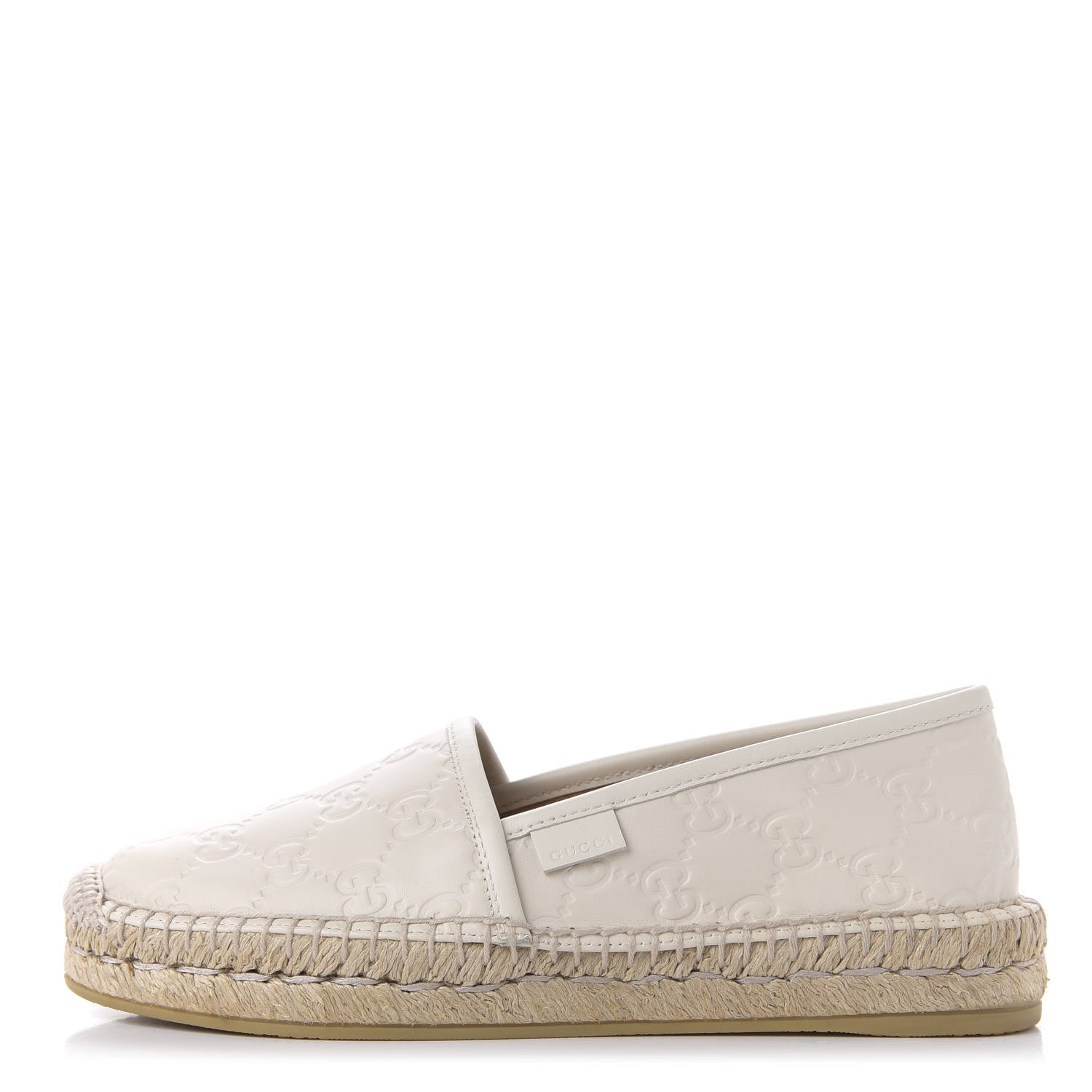 Gucci Guccissima Signature Espadrilles 35 Mystic White 1 of 9