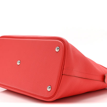 Hermes Taurillon Clemence Bolide 35 Rouge Pivoine 10 of 11