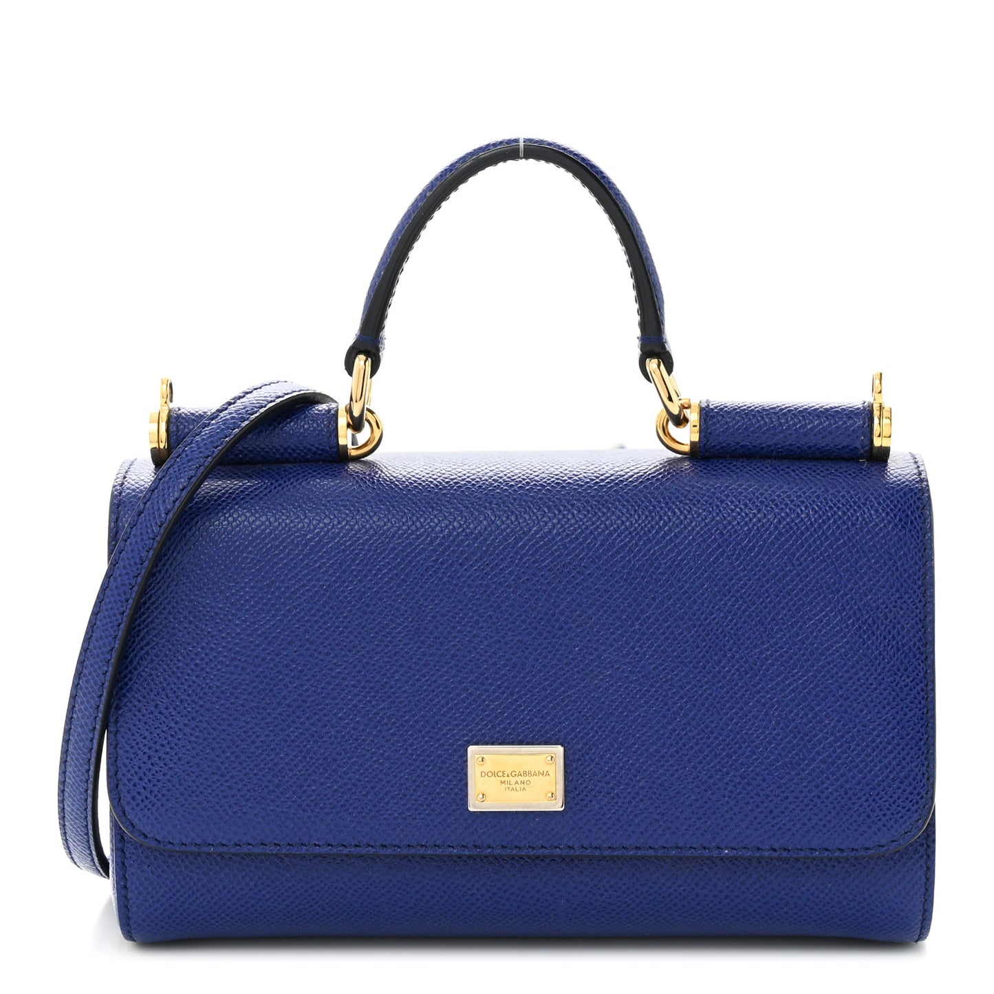 Dauphine Miss Sicily East West Shoulder Bag Blue