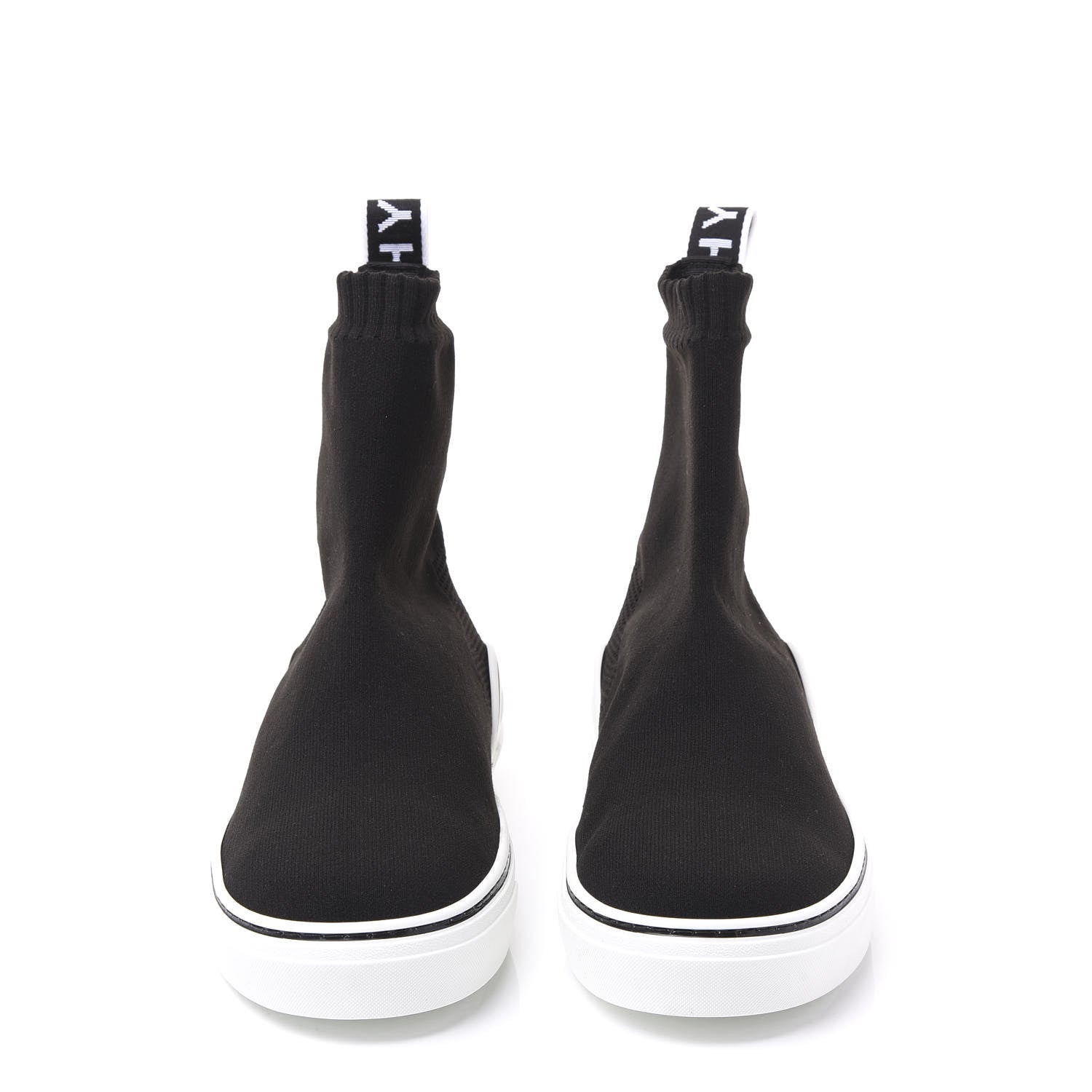 Givenchy Technical Canvas Knit Mens George V Sock Sneakers 42 Black 3 of 8