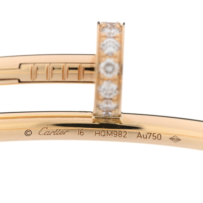 Cartier 18K Yellow Gold Diamond Juste Un Clou Bracelet 16 3 of 3