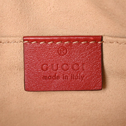 Gucci Calfskin Matelasse GG Marmont Belt Bag 65 26 Hibiscus Red 5 of 8