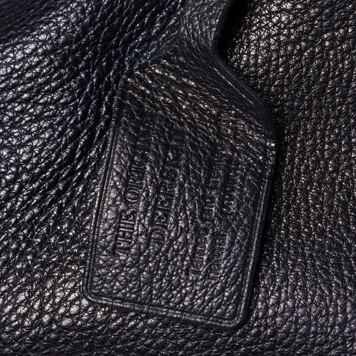 Deerskin Shoulder Bag Black