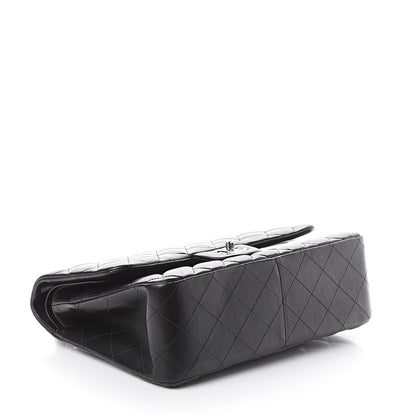 Chanel Lambskin Quilted Jumbo Double Flap Black 3 of 9