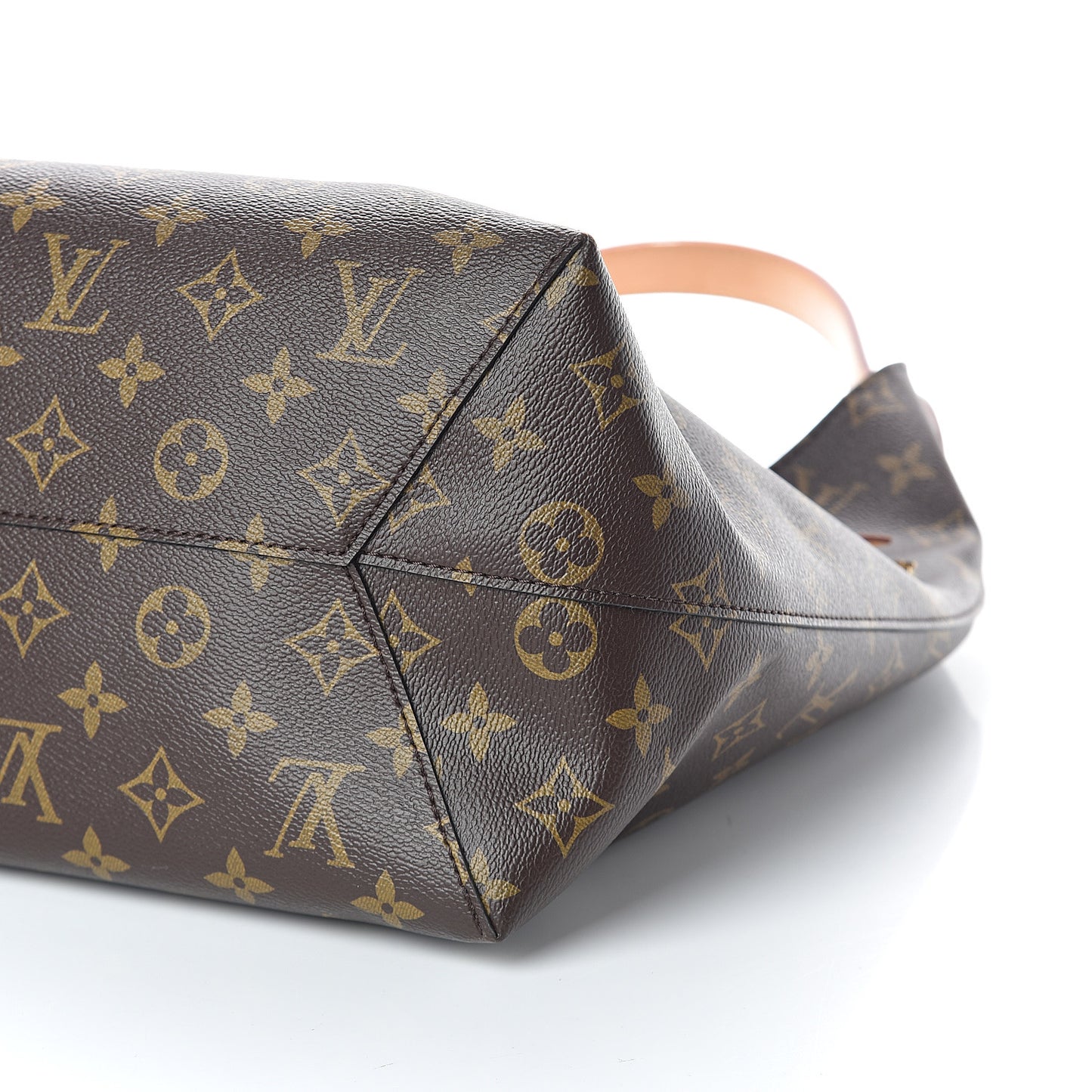 Monogram Flower Hobo Beige