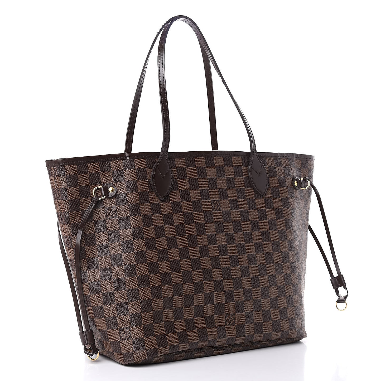 Damier Ebene Neo Neverfull MM Rose Ballerine