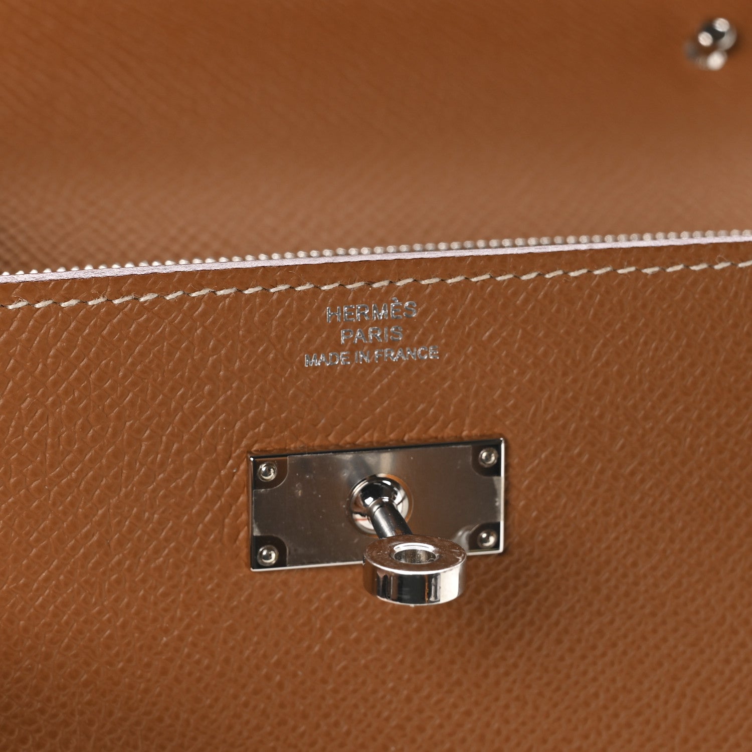 Hermes Epsom Kelly Wallet To Go Gold 6 of 10