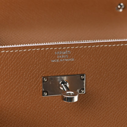 Hermes Epsom Kelly Wallet To Go Gold 6 of 10
