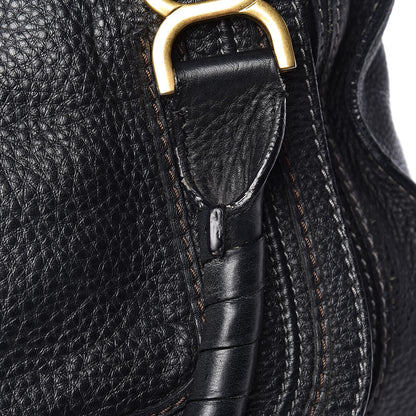 Chloe Calfskin Medium Marcie Satchel Black 12 of 23