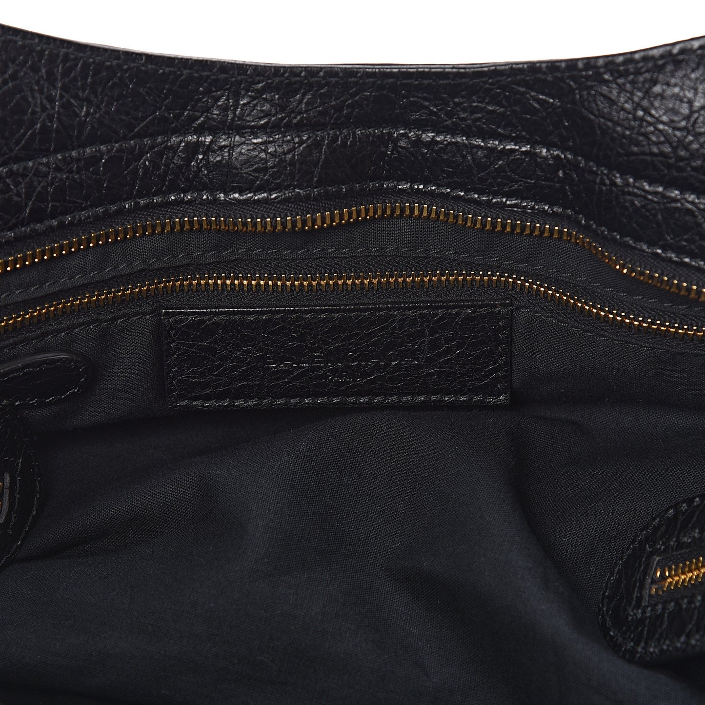 Agneau Giant 12 Gold Hardware Part Time Black
