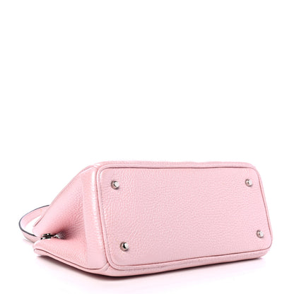 Christian Dior Metallic Bullcalf Mini Diorissimo Tote Pink 3 of 4
